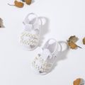 Baby / Toddler Braided Vamp Prewalker Shoes White image 3