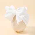 Solid Bowknot Headband for Girls White
