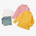 Baby / Toddler Solid Long-sleeve Casual Tee White image 2
