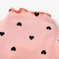 Baby / Toddler Girl Pretty Heart Allover Solid Top Pink image 4