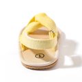 Baby / Toddler Crisscross Vamp Sandals Prewalker Shoes Yellow