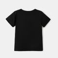 Justice League Toddler Boy/Girl Logo Print Short-sleeve Cotton Tee Black