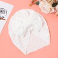 Baby / Toddler Schiffy Bow Embroidery Hat White