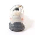 Toddler Color Block Velcro Strap Sports Shoes Beige