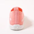 Toddler Rainbow Pattern Pink Breathable Sock Sneakers Pink image 5