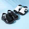 Toddler Simply Letter Tab Sandals White