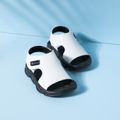 Toddler Simply Letter Tab Sandals White image 5