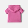 PAW Patrol Toddler Boy/Girl Letter Print Hooded Short-sleeve Tee Dark Pink