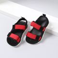 Toddler / Kid Two Tone Mesh Panel Sandals Red