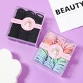 Boxed Colorblock Nylon Hair Ties for Girls Color block