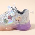 Toddler / Kid Glitter Stars Decor Holographic Panel Sneakers Silver