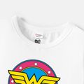 Justice League Kid Boy/Kid Girl Letter Print Short-sleeve Cotton Tee White