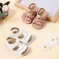 Baby / Toddler Ruffle Trim Breathable Prewalker Shoes White