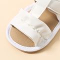 طفل / طفل صغير كشكش تقليم تنفس أحذية prewalker أبيض image 5