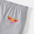Justice League Toddler Boy/Girl Letter Print Elasticized Cotton Pants Light Grey