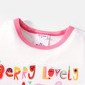 Peppa Pig Toddler Girl Short-sleeve Tee/Sleeveless Dress/Cherry Print Pink Pants White image 5