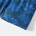 Batman 2pcs Kid Boy Colorblock Short-sleeve Tee and Allover Print Elasticized Shorts Set Deep Blue