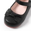 Toddler / Kid Bow Decor Black Mary Jane Shoes Black
