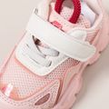 حذاء رياضي وردي شبكي يسمح بمرور الهواء للأطفال الصغار زهري image 4
