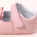 Baby / Toddler Bow Decor Pink Prewalker Shoes Pink image 4