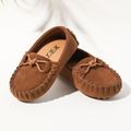Toddler Stitch Detail Slip-on Loafers Brown image 1