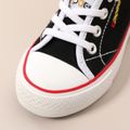 Toddler / Kid Lace Up Colorblock Canvas Shoes Black