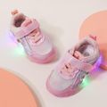 Toddler Mesh Panel LED Sneakers Pink image 2