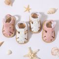 Baby / Toddler Hollow Out Solid Prewalker Shoes White image 2