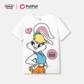 Looney Tunes Family passende weiße Kurzarm-Grafik-T-Shirts weiß