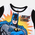 Justice League Toddler Boy Super Heroes Short-sleeve Tee BlackandWhite