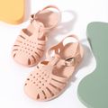 Toddler / Kid Round Toe Gladiator Type Sandals Dark Pink