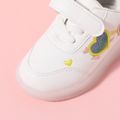 Toddler Glitter Heart Graphic LED Sneakers White