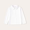 2-pack/1-pack Kid Boy/Kid Girl Long-sleeve Uniform Pique Polo Shirt White image 1