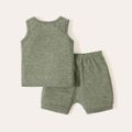 2-Pack Baby Boy Solid Sleeveless Tank Tops and Shorts Sets ColorBlock