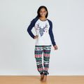 Mosaic Family Matching Reindeer Christmas Pajamas Sets (Flame Resistant) Multi-color