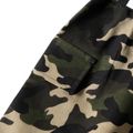 Kid Girl Camouflage Print Elasticized Flap Pocket Design Skirt with Belt CAMOUFLAGE