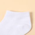 6-pairs Baby / Toddler / Kid Simple White Ankle Socks White