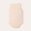 3-Pack Baby Boy/Girl 95% Cotton Button Front Solid Tank Rompers Set ColorBlock