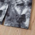 Kid Boy Casual Tie Dyed Elasticized Shorts Dark Grey image 4