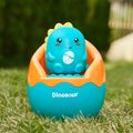 Creative Cartoon Animal Tumbler Toys Amphibious Baby Bath Toys Bathtub Shower Pool Toys Green