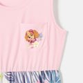 PAW Patrol Mommy and Me Pink and Floral Print Splice Tank Dress Pink