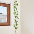 Artificial Ivy Leaf Plants Vine Hanging Vines Plant Garland Fake Foliage Home Kitchen Garden Office Party Wedding Indoor Outdoor Wall Decor Light Green image 4