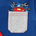 Superman 2pcs Kid Boy Pocket Design Short-sleeve Tee and Elasticized Shorts Set Tibetanblue