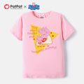 Peppa Pig Mommy and Me Heart Print Cotton Tee Pink