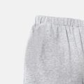 Peppa Pig Toddler Girl/Boy Letter Print Elasticized Cotton Pants Light Grey