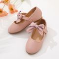 Toddler / Kid Bow Decor Pink Mary Jane Shoes Pink