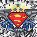 Superman Kid Boy Super Hero Allover Print Short-sleeve Tee Black