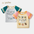 Harry Potter Baby Jungen/Mädchen Grafik T-Shirt mit Raglanärmeln khaki
