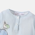 Care Bears 100% Cotton Baby Boy/Girl Cartoon Bear Print Blue Long-sleeve Jumpsuit Light Blue