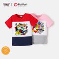 Looney Tunes Toddler Boy/Girl Colorblock Cotton Tee Pink